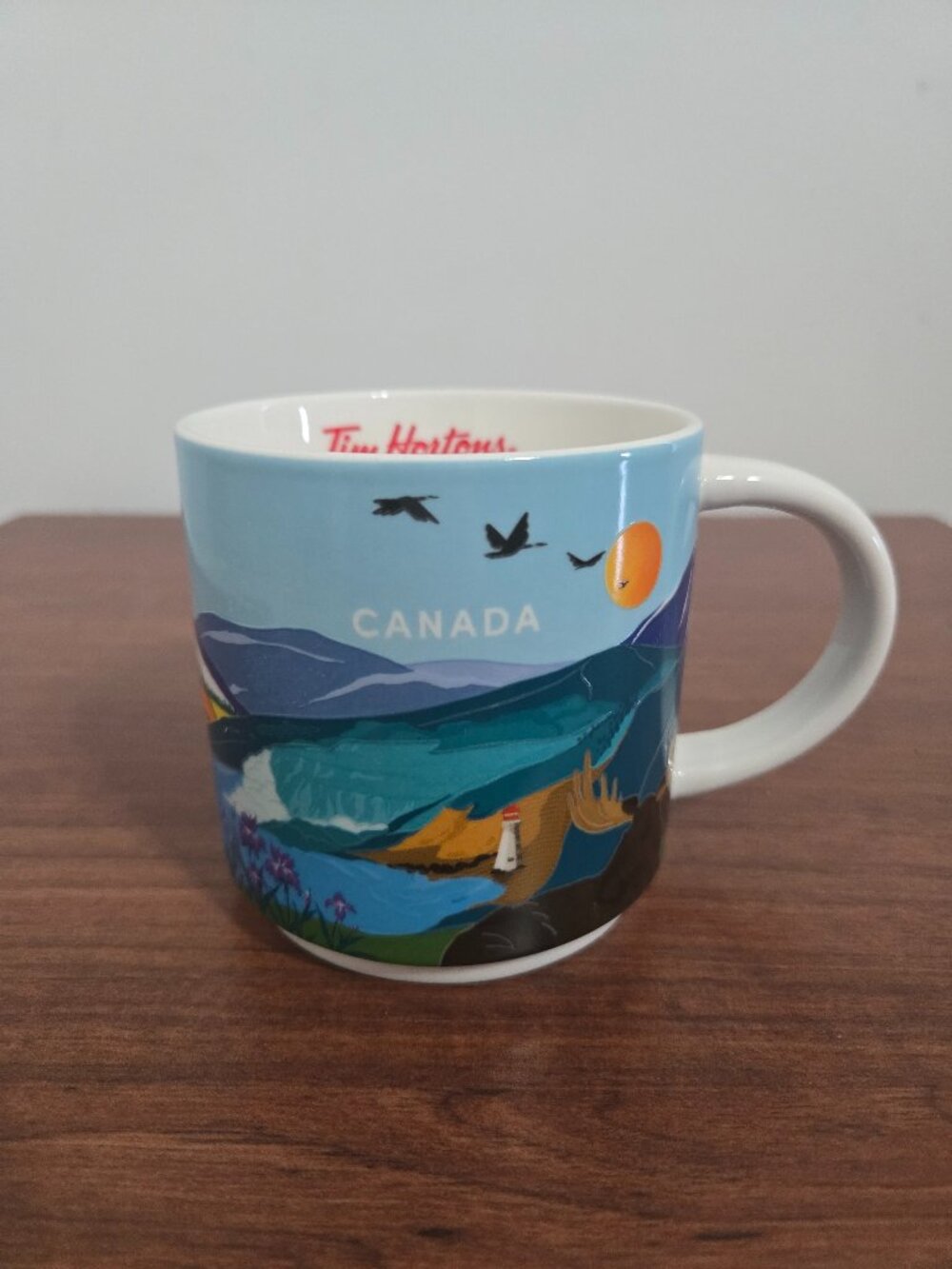 Tim Hortons 2024 Canada Mug 60th Anniversary Travel Collection Coffee Mug